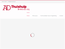 Tablet Screenshot of ad-thuishulp.nl